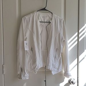 White Jean jacket